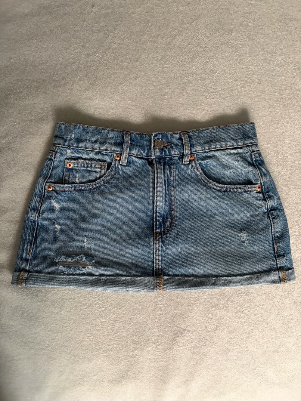 Garage Denim Mini Skirt Size XS!